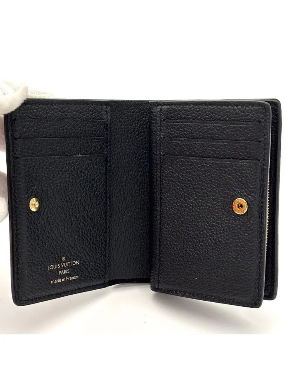 Louis Vuitton Wallet Empreinte Portefeuille Clair Black